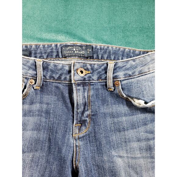 Lucky Brand Jeans Size 6 Womens Blue Stretch Pants Medium Mid Rise Lolita Skinny - Picture 6 of 13